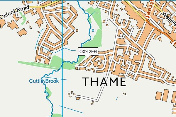 OX9 2EH map - OS VectorMap District (Ordnance Survey)