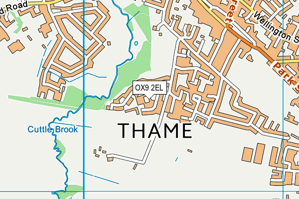 OX9 2EL map - OS VectorMap District (Ordnance Survey)