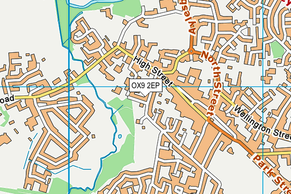 OX9 2EP map - OS VectorMap District (Ordnance Survey)