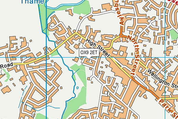 OX9 2ET map - OS VectorMap District (Ordnance Survey)