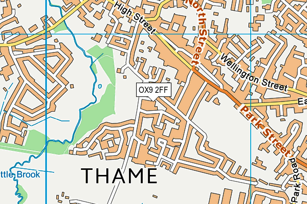 OX9 2FF map - OS VectorMap District (Ordnance Survey)