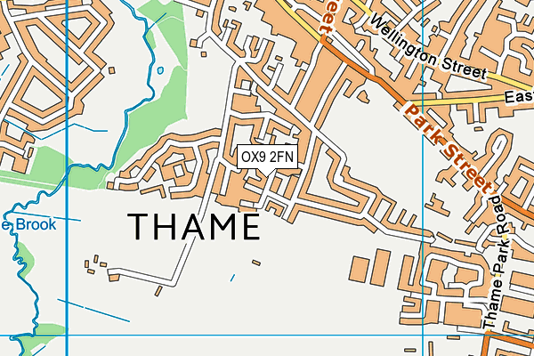 OX9 2FN map - OS VectorMap District (Ordnance Survey)