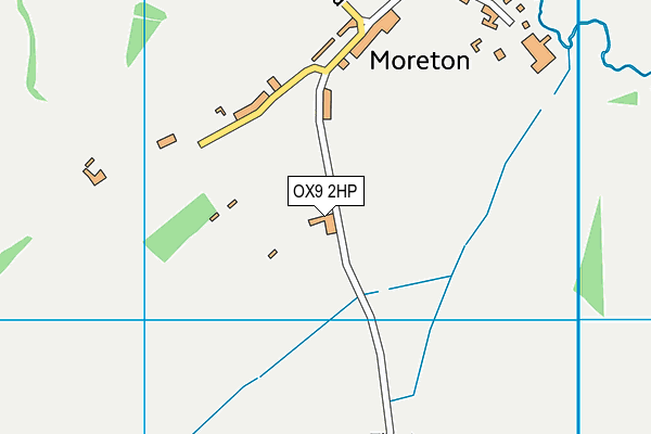 OX9 2HP map - OS VectorMap District (Ordnance Survey)