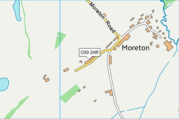 OX9 2HR map - OS VectorMap District (Ordnance Survey)