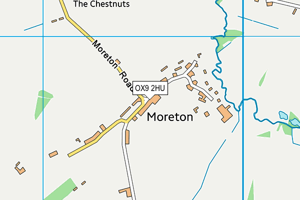 OX9 2HU map - OS VectorMap District (Ordnance Survey)