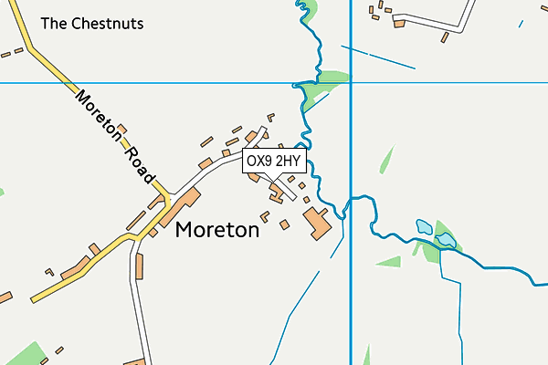 OX9 2HY map - OS VectorMap District (Ordnance Survey)