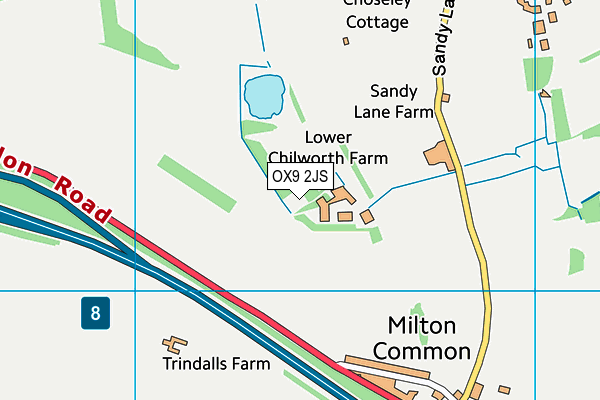 OX9 2JS map - OS VectorMap District (Ordnance Survey)