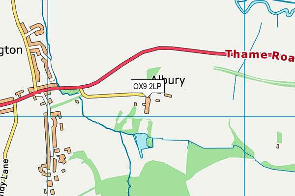 OX9 2LP map - OS VectorMap District (Ordnance Survey)