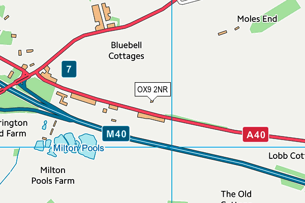 OX9 2NR map - OS VectorMap District (Ordnance Survey)