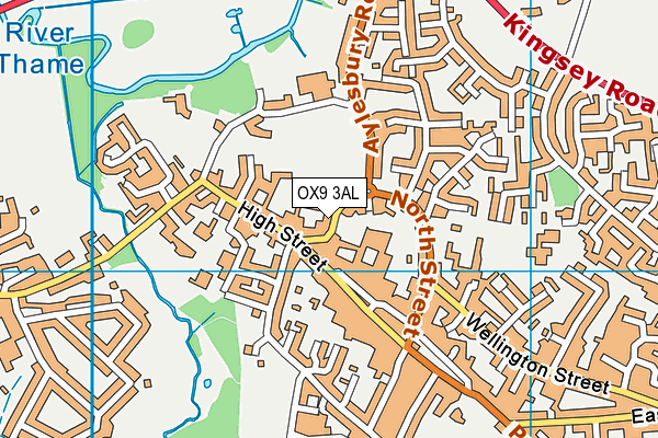 OX9 3AL map - OS VectorMap District (Ordnance Survey)