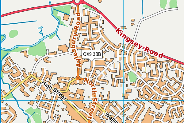 OX9 3BB map - OS VectorMap District (Ordnance Survey)