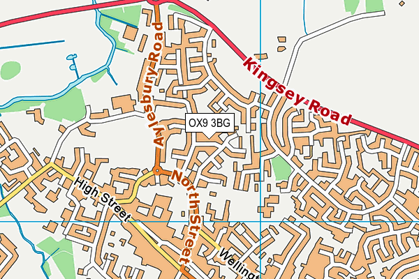 OX9 3BG map - OS VectorMap District (Ordnance Survey)