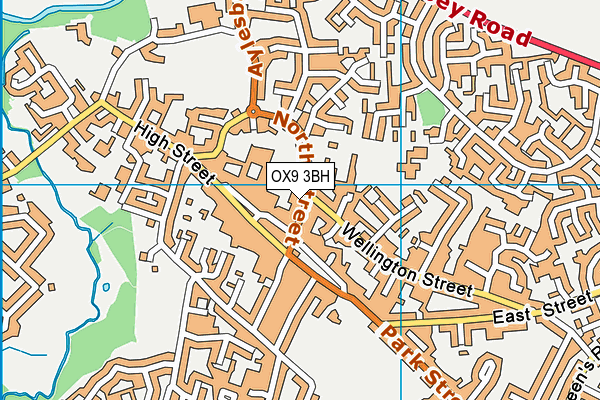 OX9 3BH map - OS VectorMap District (Ordnance Survey)