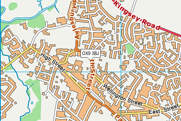 OX9 3BJ map - OS VectorMap District (Ordnance Survey)