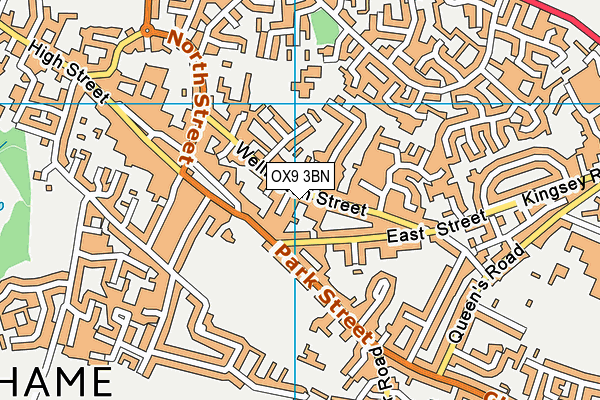 OX9 3BN map - OS VectorMap District (Ordnance Survey)