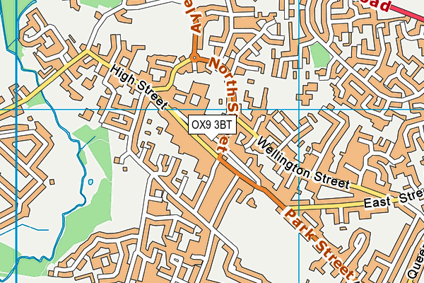 OX9 3BT map - OS VectorMap District (Ordnance Survey)