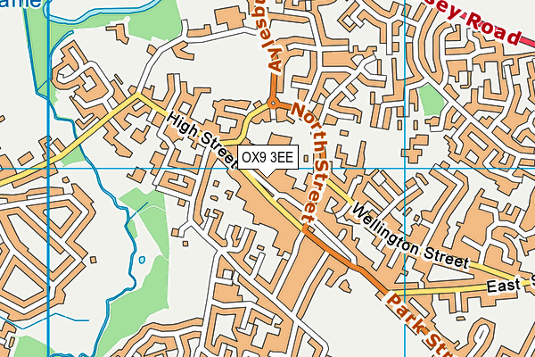 OX9 3EE map - OS VectorMap District (Ordnance Survey)