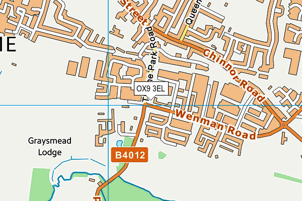 OX9 3EL map - OS VectorMap District (Ordnance Survey)