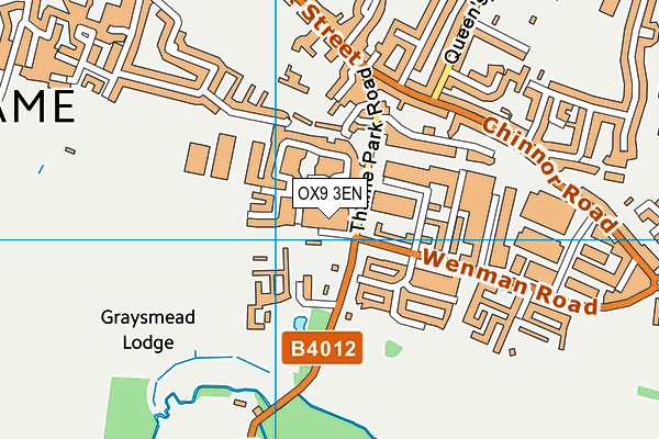 OX9 3EN map - OS VectorMap District (Ordnance Survey)