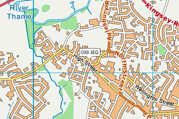 OX9 3EQ map - OS VectorMap District (Ordnance Survey)