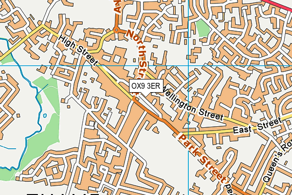 OX9 3ER map - OS VectorMap District (Ordnance Survey)