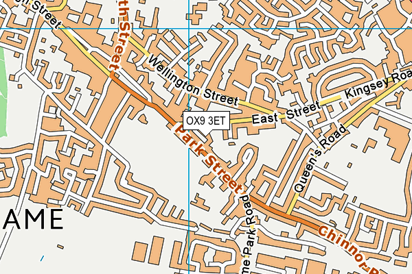 OX9 3ET map - OS VectorMap District (Ordnance Survey)