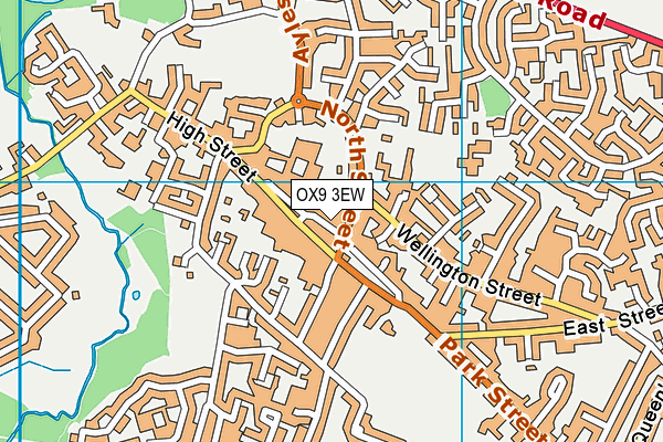 OX9 3EW map - OS VectorMap District (Ordnance Survey)