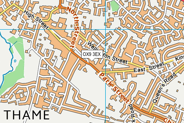 OX9 3EX map - OS VectorMap District (Ordnance Survey)