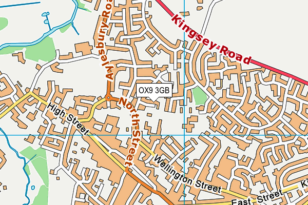 OX9 3GB map - OS VectorMap District (Ordnance Survey)