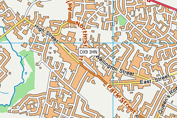 OX9 3HN map - OS VectorMap District (Ordnance Survey)