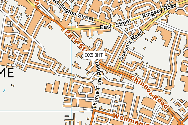 OX9 3HT map - OS VectorMap District (Ordnance Survey)