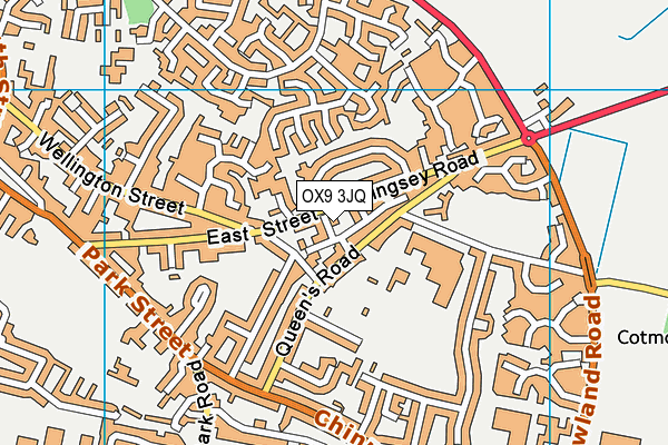 OX9 3JQ map - OS VectorMap District (Ordnance Survey)