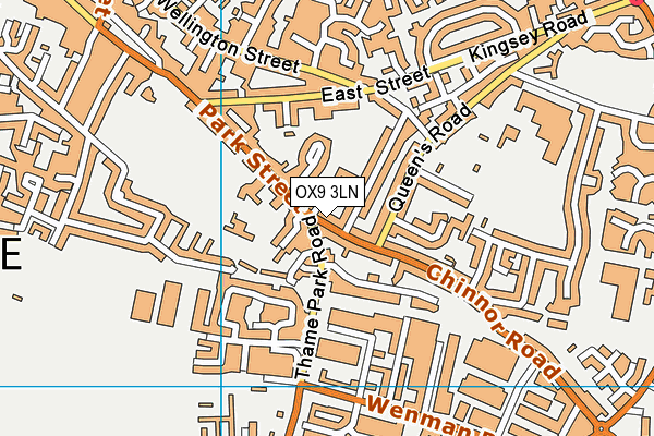 OX9 3LN map - OS VectorMap District (Ordnance Survey)