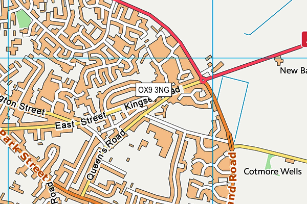 OX9 3NG map - OS VectorMap District (Ordnance Survey)
