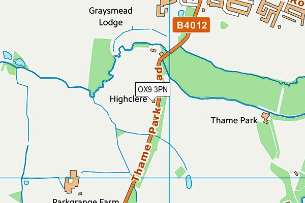 OX9 3PN map - OS VectorMap District (Ordnance Survey)