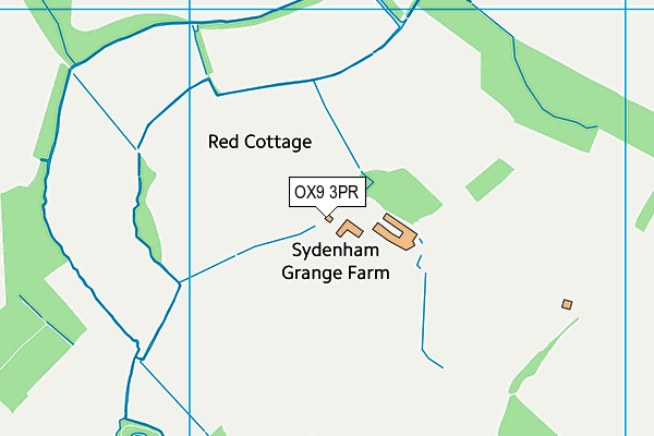 OX9 3PR map - OS VectorMap District (Ordnance Survey)