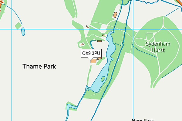 OX9 3PU map - OS VectorMap District (Ordnance Survey)