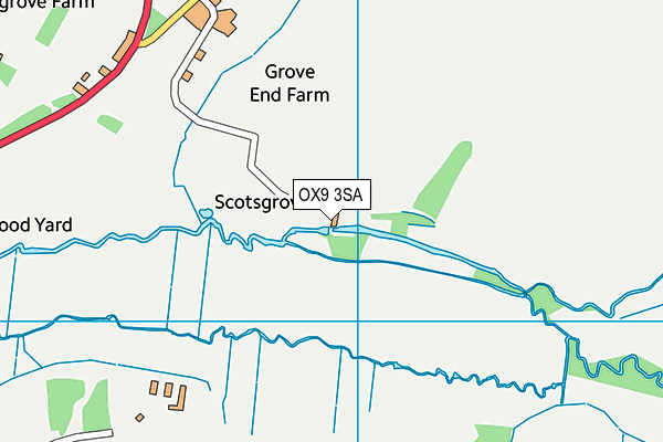 OX9 3SA map - OS VectorMap District (Ordnance Survey)