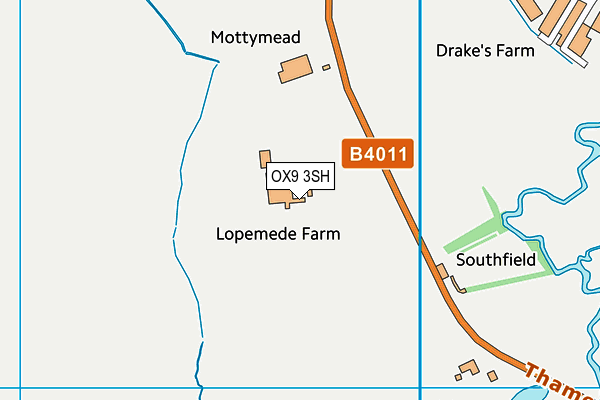 OX9 3SH map - OS VectorMap District (Ordnance Survey)