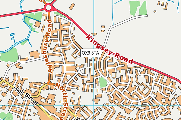 OX9 3TA map - OS VectorMap District (Ordnance Survey)