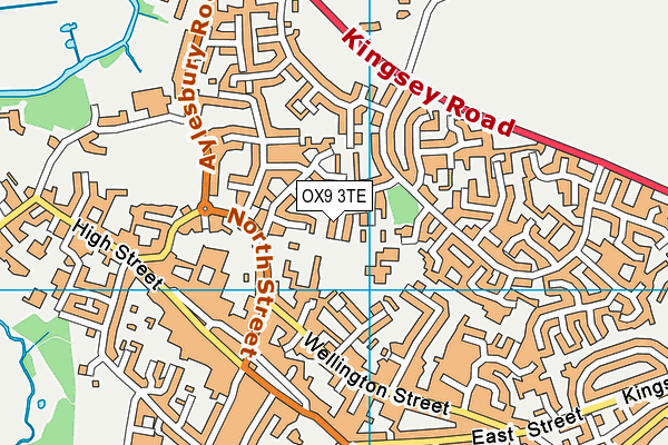 OX9 3TE map - OS VectorMap District (Ordnance Survey)