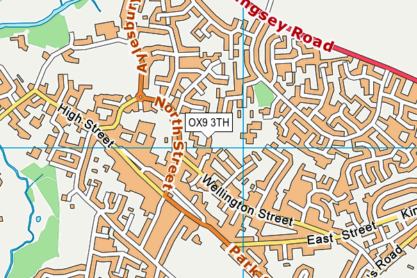 Racquets Fitness Centre map (OX9 3TH) - OS VectorMap District (Ordnance Survey)
