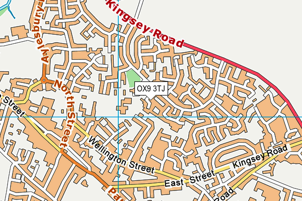 OX9 3TJ map - OS VectorMap District (Ordnance Survey)