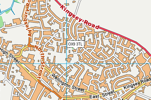 OX9 3TL map - OS VectorMap District (Ordnance Survey)