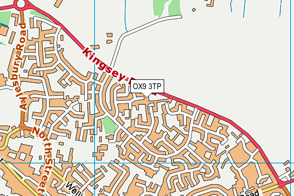 OX9 3TP map - OS VectorMap District (Ordnance Survey)