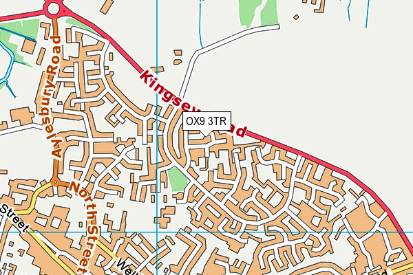 OX9 3TR map - OS VectorMap District (Ordnance Survey)