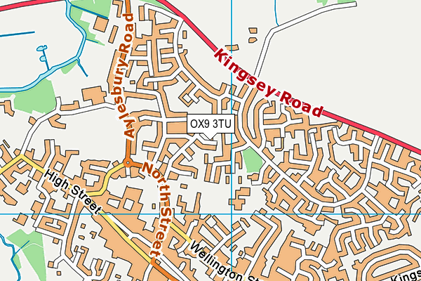 OX9 3TU map - OS VectorMap District (Ordnance Survey)