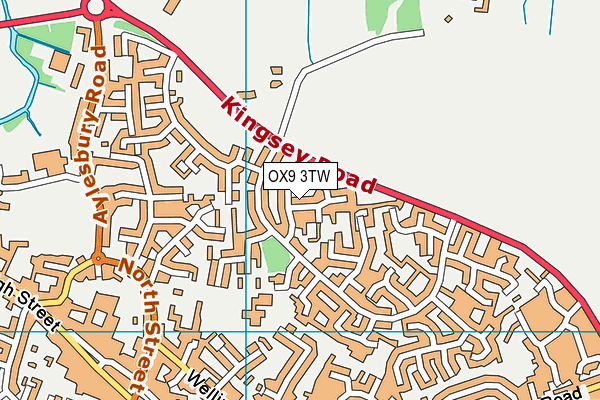 OX9 3TW map - OS VectorMap District (Ordnance Survey)