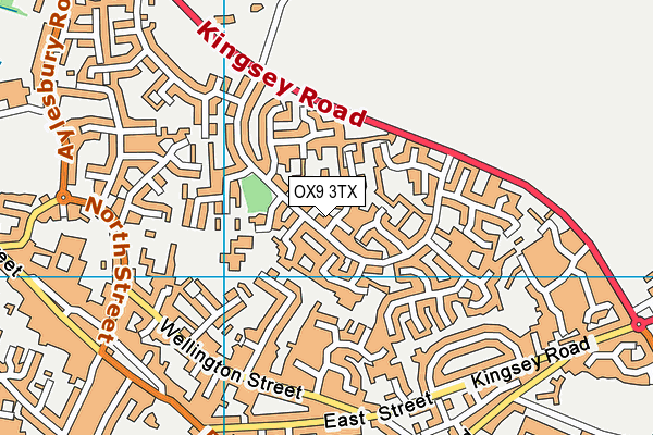 OX9 3TX map - OS VectorMap District (Ordnance Survey)