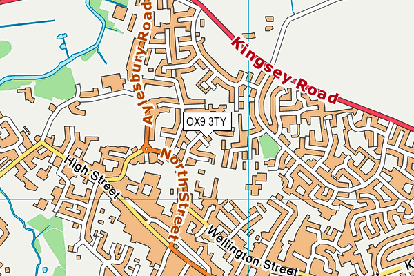 OX9 3TY map - OS VectorMap District (Ordnance Survey)